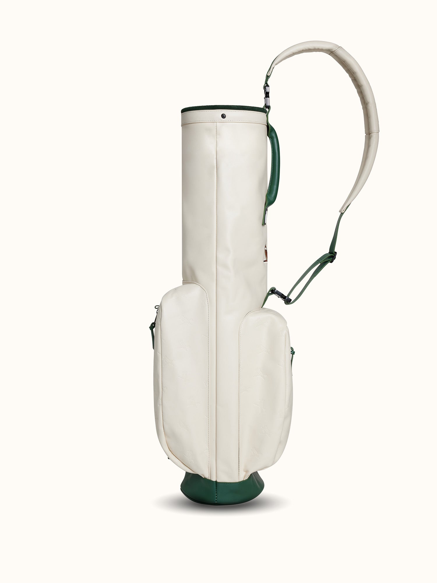 Hiroki x Walker Sunday Golf Bag - Cream/Pine Leather