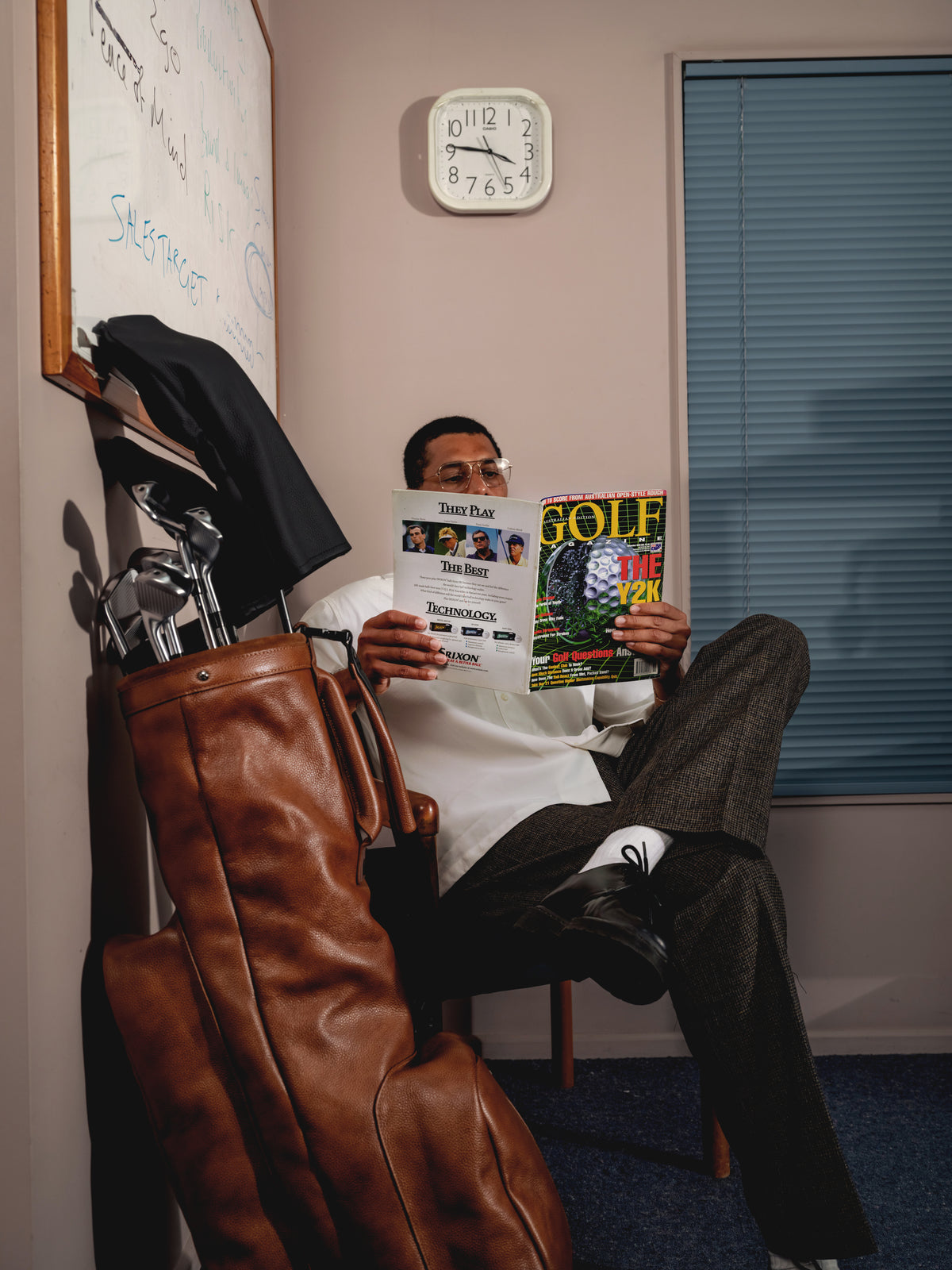 'Born to Golf, Forced to work'